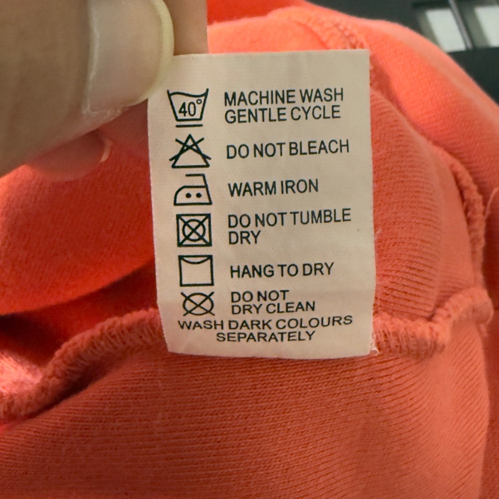 Bobby Jones Quarter Zip Pullover Womens Large Orange Pima Cotton Sporty - Picture 11 of 13